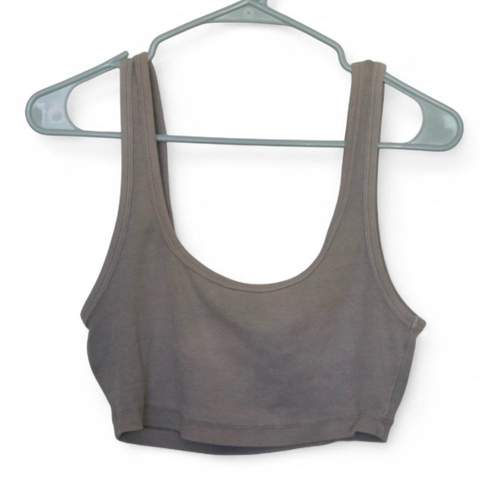 Zara Gray Crop Top